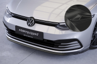Spoiler pod přední nárazník CSR CUP - VW Golf 8 černý lesklý