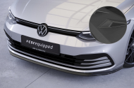 Spoiler pod přední nárazník CSR CUP - VW Golf 8 černý matný