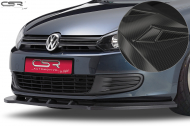 Spoiler pod přední nárazník CSR CUP - VW Golf VI/6 08-12 carbon look lesklý