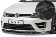 Spoiler pod přední nárazník CSR CUP - VW Golf VII R 13-17 carbon look lesklý