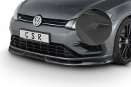 Spoiler pod přední nárazník CSR CUP -VW Golf VII R Facelift černý matný