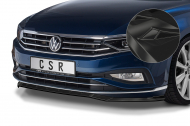 Spoiler pod přední nárazník CSR CUP - VW Passat B8 Typ 3G 2019- černý lesk