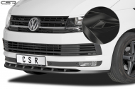 Spoiler pod přední nárazník CSR CUP - VW T6 Multivan 2015-2019 černý lesk