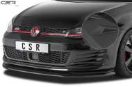 Spoiler pod přední nárazník CSR CUP - VW Golf 7 GTI / GTD 13-17 černý matný