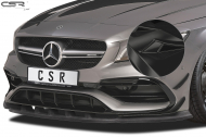 Spoiler pod přední nárazník CSR  - Mercedes CLA AMG / A 45 AMG  černý lesklý