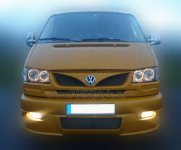 Spoiler pod přední nárazník-podspoiler-šikmá světla TFB VW T4