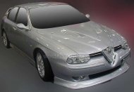 Spoiler pod přední nárazník-podspoiler TFB Alfa Romeo 156