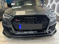 Spoiler pod přední nárazník pro AUDI RS3 8V FL 2017-2020 s TÜV