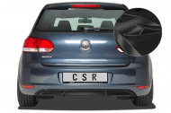 Spoiler pod zadní nárazník CSR - VW Golf 6 08-12 černý lesklý