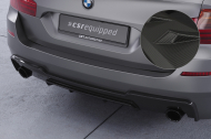 Spoiler pod zadní nárazník, difuzor BMW 5 F10/F11 535i/535d M-Paket - Carbon look matný