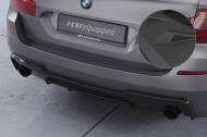 Spoiler pod zadní nárazník, difuzor BMW 5 F10/F11 535i/535d M-Paket - Černý matný