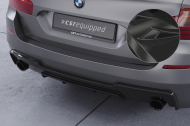 Spoiler pod zadní nárazník, difuzor BMW 5er F10/F11 535i/535d M-Paket - Carbon look lesklý