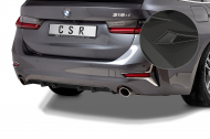 Spoiler pod zadní nárazník, difuzor CSR - BMW 3 19- (G20/G21) carbon look matný