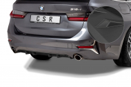 Spoiler pod zadní nárazník, difuzor CSR - BMW 3 19- (G20/G21) černý matný