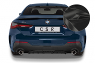 Spoiler pod zadní nárazník, difuzor CSR - BMW 4 (G22/G23) M-Paket a M440 černý lesklý