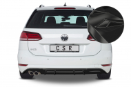 Spoiler pod zadní nárazník, difuzor CSR -Golf 7 Variant GTD černý lesklý