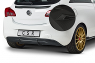 Spoiler pod zadní nárazník, difuzor CSR - Opel Corsa E carbon look matný