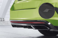 Spoiler pod zadní nárazník, difuzor CSR pro Škoda Octavia 4 RS / RS Plus 2019- černá struktura