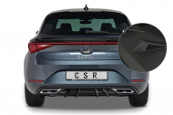 Spoiler pod zadní nárazník, difuzor CSR - Seat Leon IV (Typ KL) carbon look matný