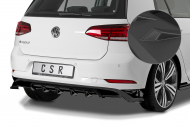 Spoiler pod zadní nárazník, difuzor CSR - VW Golf 7 / e-Golf černý matný