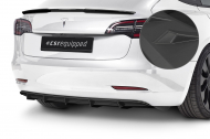Spoiler pod zadní nárazník, difuzor Tesla Model 3 - Černý matný