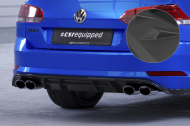 Spoiler pod zadní nárazník, difuzor VW Golf 7 Variant R - Černý matný