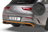 Spoiler střední pod zadní nárazník CSR - Mercedes Benz CLA X118 AMG-Line černý matný