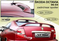 Spoiler střešní, křídlo Stylla Škoda Octavia I htb 96- OC05L/b