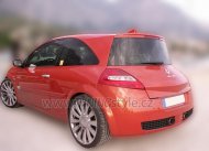 Spoiler střešní,křídlo TFB Renault Megane 2 htb Sport look