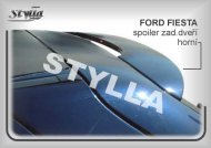 Spoiler zadní dveří horní, křídlo Stylla Ford Fiesta 95-02
