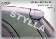 Spoiler zadní dveří horní, křídlo Stylla Nissan Micra K11 92-03
