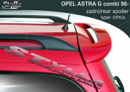 Spoiler zadní dveří horní, křídlo Stylla Opel Astra G combi 98-