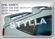 Spoiler zadní dveří horní, křídlo Stylla Opel Kadett E htb 84-91