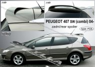 Spoiler zadní dveří horní, křídlo Stylla - Peugeot 407 combi 04-