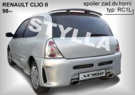 Spoiler zadní dveří horní, křídlo Stylla - Renault Clio II 98-