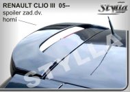 Spoiler zadní dveří horní, křídlo Stylla Renault Clio III 06-