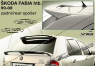 Spoiler zadní dveří horní, křídlo Stylla Škoda Fabia I htb  FAB02L