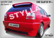 Spoiler zadní dveří horní, křídlo Stylla VW Golf III 91-98