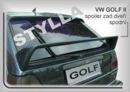 Spoiler zadní dveří spodní, křídlo Stylla VW Golf II 83-91