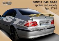 Spoiler zadní kapoty, křídlo Stylla BMW E46 sedan 98-05