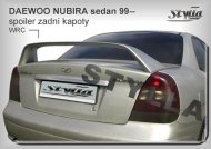 Spoiler zadní kapoty, křídlo Stylla  Daewoo Nubira II sedan 99-