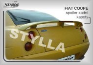 Spoiler zadní kapoty, křídlo Stylla Fiat Coupe 96-00