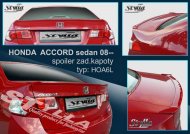 Spoiler zadní kapoty, křídlo Stylla Honda Accord sedan 08-
