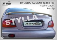 Spoiler zadní kapoty. křídlo Stylla Hyundai Accent sedan 94-98
