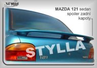 Spoiler zadní kapoty,křídlo Stylla Mazda 121 sedan 90-96
