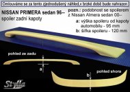 Spoiler zadní kapoty,křídlo Stylla Nissan Primera sedan 96-98