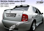 Spoiler zadní kapoty, křídlo Stylla Škoda Fabia I sedan FAB03L