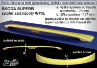 Spoiler zadní kapoty, křídlo Stylla Škoda Superb I -08