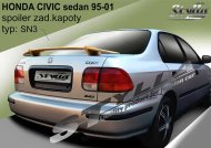 Spoiler zadní kapoty, křídlo Stylla SN3 Honda Civic sedan 95-01