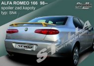 Spoiler zadní kapoty, křídlo Stylla SN4 Alfa Romeo 166 sedan 97-05